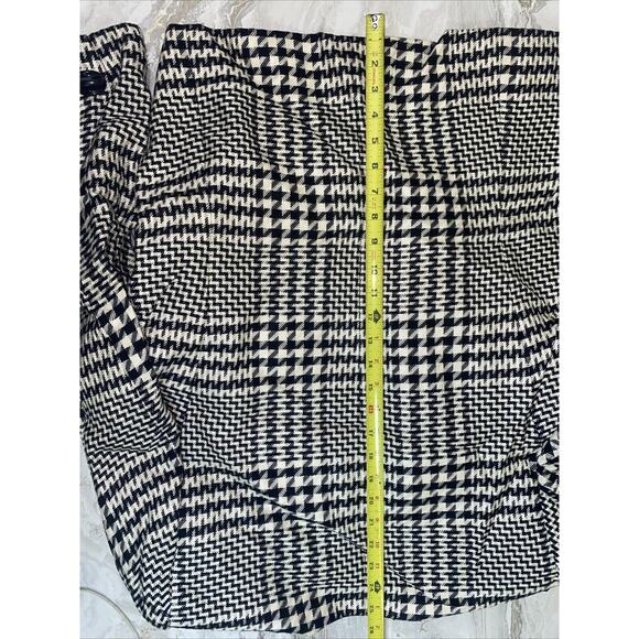 Vintage Kasper and Company ASL Womens Wool Black Houndstooth Jacket Size 10 - Picture 3 of 5